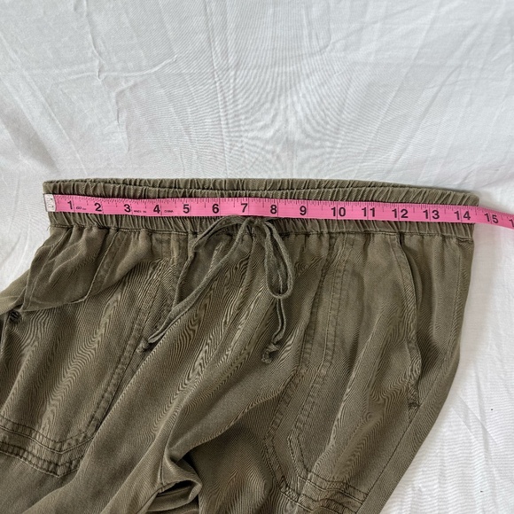 Rag Poet Green Khaki Joggers Size XS - Picture 12 of 16